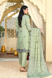 GHAZAL-Unstitched-3Pc Cotton Embroidered Suit