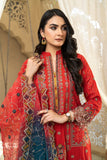 GHAZAL-Unstitched-3Pc Cotton Embroidered Suit