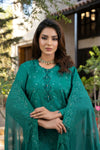 KARI PLATINUM -3pc Cotton Embroidered suit