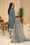 MANNAT - Unstitched 3Pc Embroidered Cotton Suit