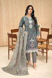 MANNAT - Unstitched 3Pc Embroidered Cotton Suit