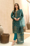 MANNAT - Unstitched 3Pc Embroidered Cotton Suit