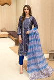 MANNAT - Unstitched 3Pc Embroidered Cotton Suit