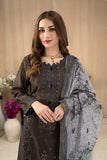 MANNAT - Unstitched 3Pc Embroidered Cotton Suit