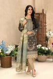 MANNAT - Unstitched 3Pc Embroidered Cotton Suit