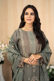 MANNAT - Unstitched 3Pc Embroidered Cotton Suit