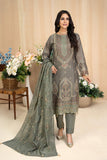 MANNAT - Unstitched 3Pc Embroidered Cotton Suit