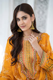 MEHAK - Unstitched 3Pc Embroidered Cotton Suit