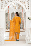 MEHAK - Unstitched 3Pc Embroidered Cotton Suit