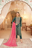 Unstitched-3Pc Embroidered Broshia  Suit