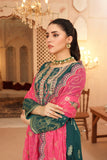 Unstitched-3Pc Embroidered Broshia  Suit