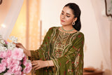 Unstitched-3Pc Embroidered Broshia  Suit