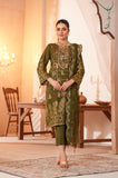Unstitched-3Pc Embroidered Broshia  Suit
