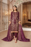 Unstitched-3Pc Embroidered Broshia  Suit