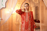 Unstitched-3Pc Embroidered Broshia  Suit