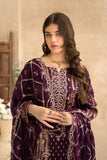 Unstitched-3Pc Embroidered Broshia  Suit