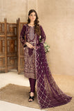 Unstitched-3Pc Embroidered Broshia  Suit