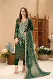 Unstitched-3Pc Embroidered Broshia  Suit