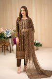 Unstitched-3Pc Embroidered Broshia  Suit