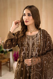 Unstitched-3Pc Embroidered Broshia  Suit