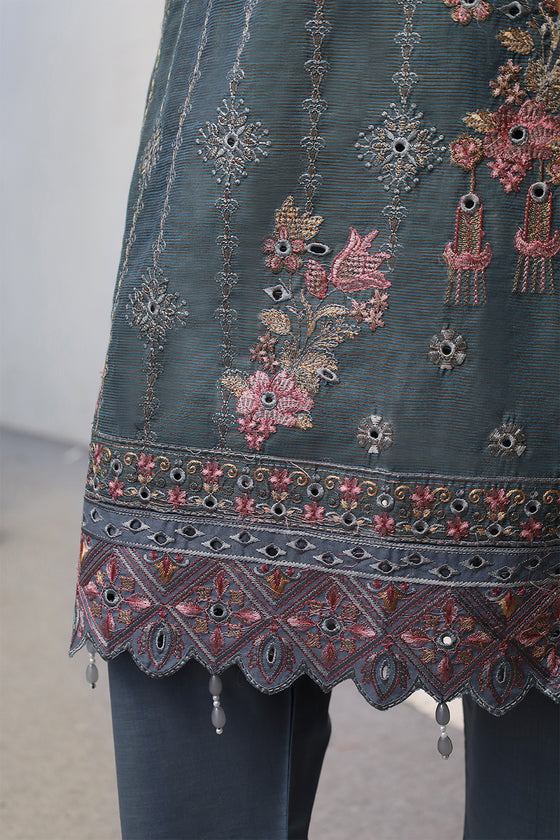 MANNAT SPECIAL- Unstitched 3Pc Embroidered Cotton Suit