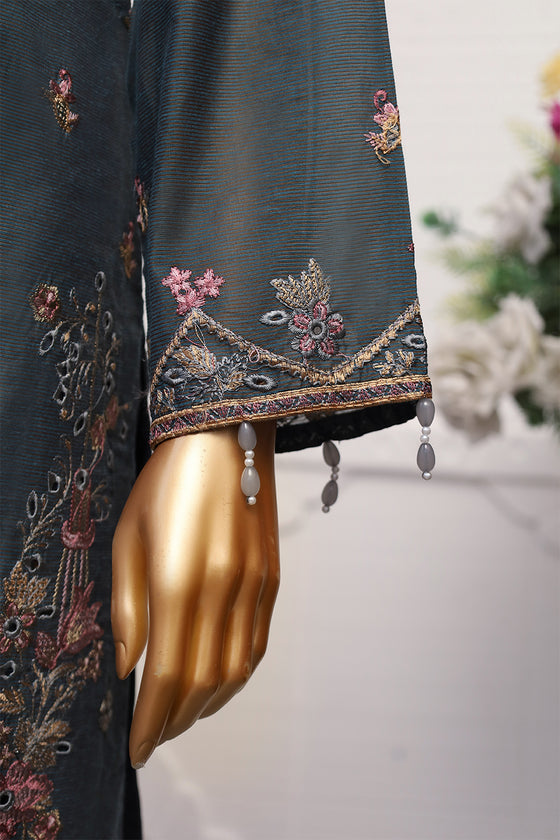 MANNAT SPECIAL- Unstitched 3Pc Embroidered Cotton Suit