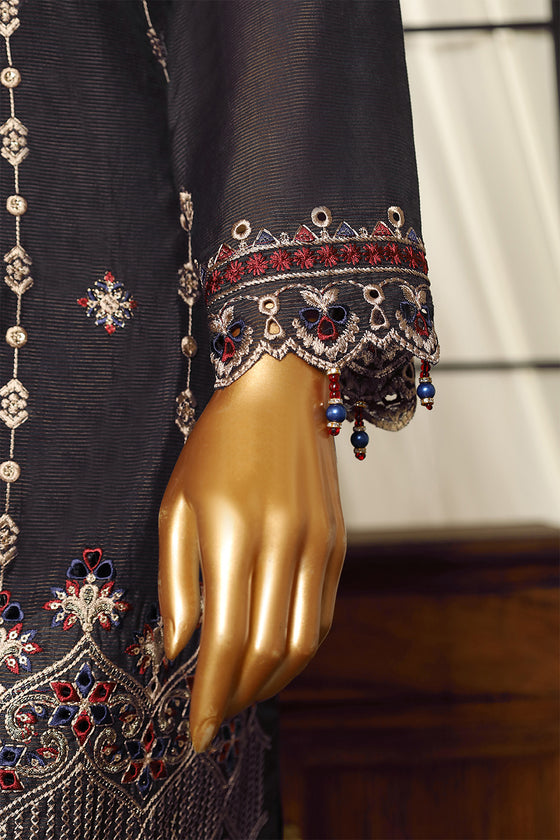 MANNAT SPECIAL- Unstitched 3Pc Embroidered Cotton Suit