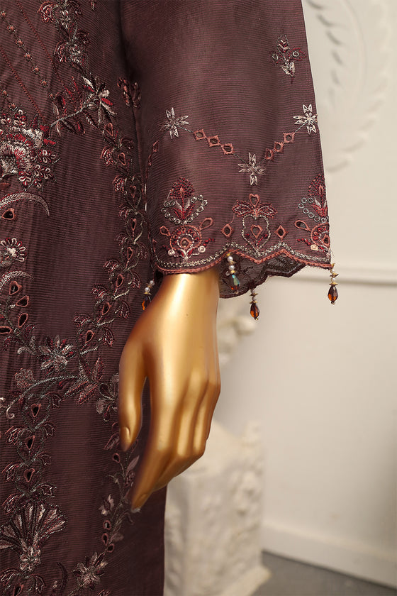 MANNAT SPECIAL- Unstitched 3Pc Embroidered Cotton Suit