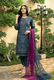 MYRA-Unstitched-3Pc Embroidered Cotton  Suit