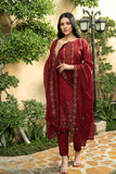MYRA-Unstitched-3Pc Embroidered Cotton  Suit