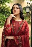 MYRA-Unstitched-3Pc Embroidered Cotton  Suit
