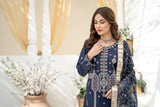 NAYAB-Unstitched-3Pc Cotton Embroidered Suit