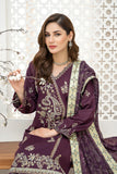 NAYAB-Unstitched-3Pc Cotton Embroidered Suit