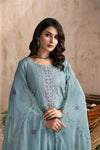 NAYAB-Unstitched-3Pc Cotton Embroidered Suit