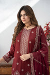 RAABTA-Unstitched-3Pc Cotton Embroidered Suit