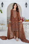 RAABTA-Unstitched-3Pc Cotton Embroidered Suit
