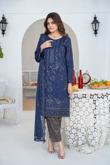  RAABTA-Unstitched-3Pc Cotton Embroidered Suit