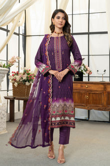  Rangzeb Luxury Chikankari Embroidered Printed Lawn -3pc Unstitched