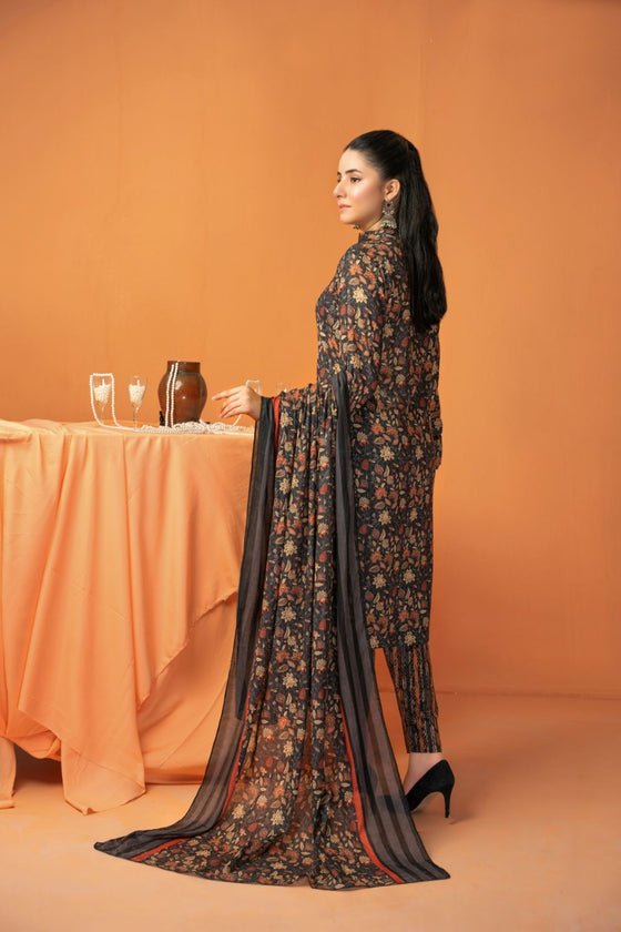 Lawn Print Luxe - 3pc Unstitched