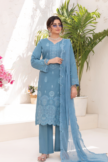  SIFARISH - LUXURY FANCY PEARL CHIKANKARI EDIT 3PC UNSTITCHED