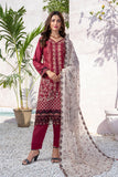 Unstitched-3Pc Embroidered Cotton Suit