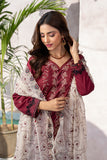 Unstitched-3Pc Embroidered Cotton Suit