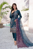Unstitched-3Pc Embroidered Cotton Suit