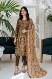 Unstitched - 3Pc Embroidered Cotton Suit
