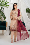 Unstitched - 3Pc Embroidered Cotton Suit