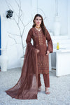 Silsila-E-Husn-Unstitched-3Pc Embroidered Cotton Suit