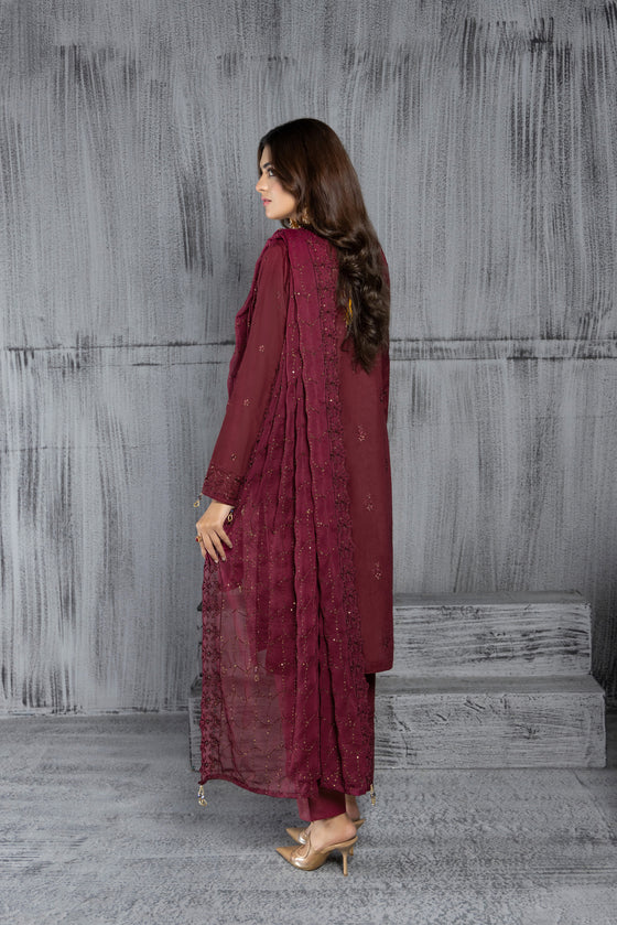 ULFAT CHAPTER 2 CHIKANKARI EDIT - 3PC UNSTITCHED