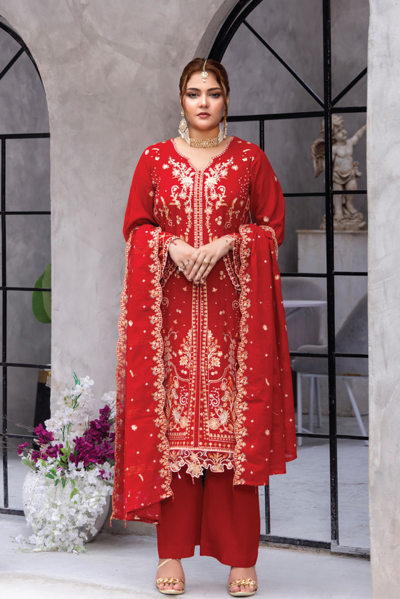BEBAAK LUXURY JACQUARD WEDDING EDIT 3PC UNSTITCHED