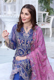 Unstitched - 3 Pc Luxury Embroidered Organza Suit