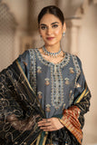 HUSN E KAMAL FESTIVE EDIT . Unstitched-3Pc Embroidered Cotton Suit